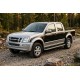 Боковые Подножки Tayga Grey (2007-2012, 2 шт., Алюминий) для Isuzu D-Max