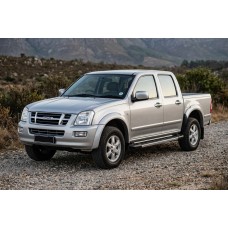 Бокові пороги RedLine (2007-2012, 2 шт., Алюміній) для Isuzu D-Max рр