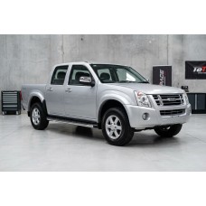 Бокові пороги BlackLine (2007-2012, 2 шт., Алюміній) для Isuzu D-Max рр