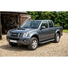Бокові пороги Maya V1 (2007-2012, 2 шт., Алюміній) для Isuzu D-Max рр