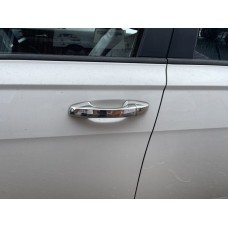 Накладки на ручки (4 шт, нерж) Carmos - Турецька сталь для Volkswagen Lavida/e-Lavida 2019- рр