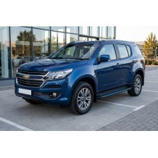 Бокові пороги Maya Blue (2 шт., Алюміній) для Chevrolet Trailblazer 2012-2019 рр