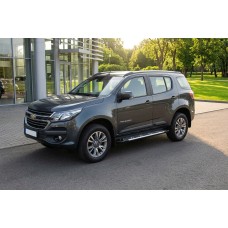 Боковые Подножки Sunrise (2 шт., Алюминий) для Chevrolet Trailblazer 2012-2019 гг