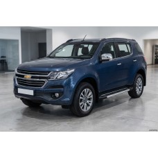 Бокові пороги RedLine V1 (2 шт., Алюміній) для Chevrolet Trailblazer 2012-2019 рр