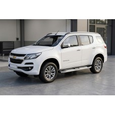Бокові пороги Mevsim Grey (2 шт., Алюміній) для Chevrolet Trailblazer 2012-2019 рр