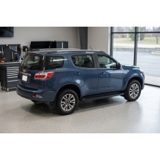 Боковые Подножки Tayga Black (2 шт., Алюминий) для Chevrolet Trailblazer 2012-2019 гг