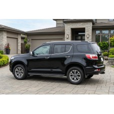 Бокові пороги Bosphorus Black (2 шт., Алюміній) для Chevrolet Trailblazer 2012-2019 рр
