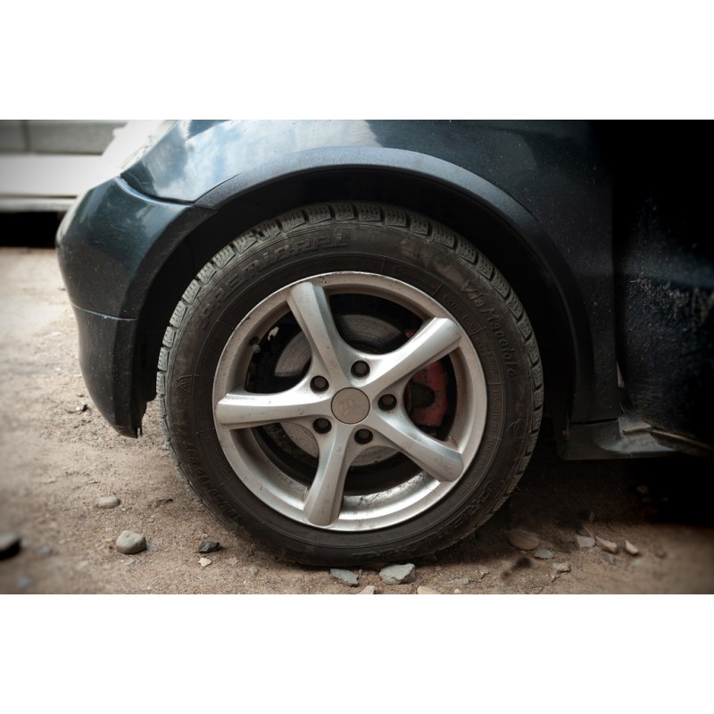 Накладки на арки (4 шт, чорні, ABS-пластик) для Mercedes A-сlass W168 1997-2004 рр