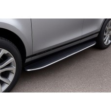 Боковые пороги OEM-V3 (2 шт., алюминий) для Range Rover Evoque 2012-2018 гг