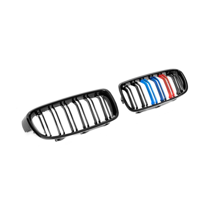 Решітка-ніздрі (2013-2015, 2 шт, M-Look) для BMW 3 серія F-30/31/34 рр