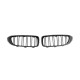 Решітка-ніздрі (2 шт, Black Mat) для BMW 4 серія F-32 2012-2020 рр
