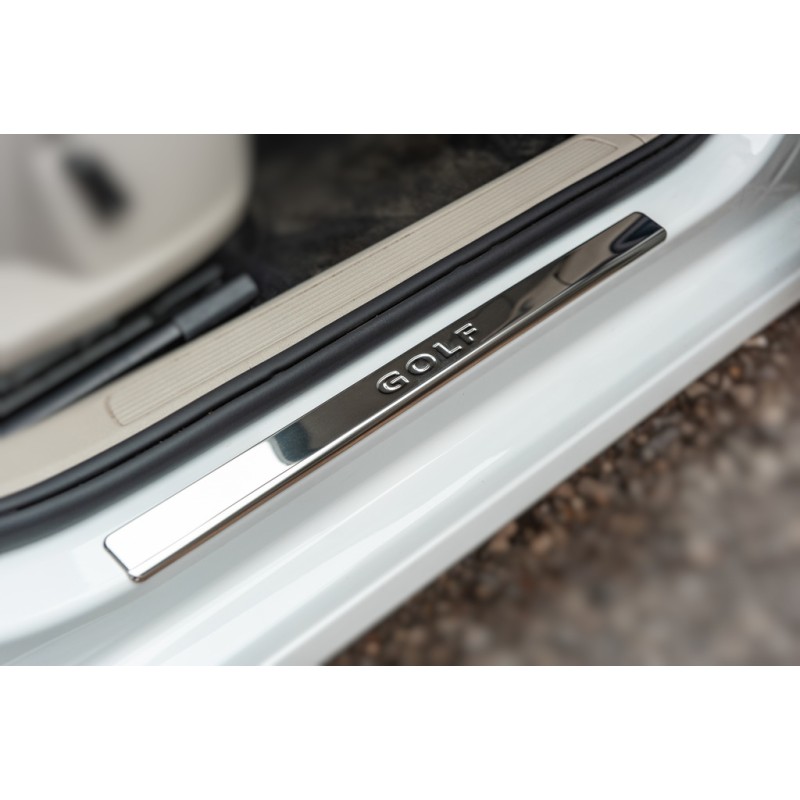 Накладки на пороги OmsaLine V2 (4 шт, нерж) для Volkswagen Golf 7/E-Golf