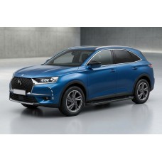 Боковые Подножки Allmond Black (2 шт., Алюминий) для DS 7 Crossback 2017-2022 гг