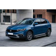 Бокові пороги Maya V1 (2 шт., Алюміній) для Fiat Tipo Cross 2021- рр