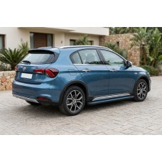 Бокові пороги Maya Blue (2 шт., Алюміній) для Fiat Tipo Cross 2021- рр