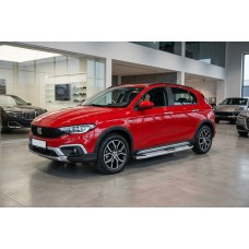 Боковые Подножки Mevsim Grey (2 шт., Алюминий) для Fiat Tipo Cross 2021- гг