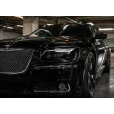 Передние фары Black Edition (2 шт) для Chrysler C300 2011-2023 гг