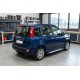 Боковые пороги Allmond Grey (2 шт., алюминий) для Fiat Panda 2011-2023 гг