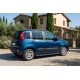Боковые Подножки Allmond Black (2 шт., Алюминий) для Fiat Panda 2011-2023 гг
