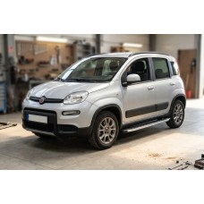 Бокові пороги Fullmond (2 шт., Алюміній) для Fiat Panda 2011-2023 рр