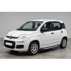 Бокові пороги Line (2 шт., Алюміній) для Fiat Panda 2011-2023 рр