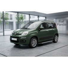 Боковые пороги RedLine V1 (2 шт., алюминий) для Fiat Panda 2011-2023 гг