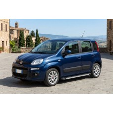Бокові пороги Maya V1 (2 шт., Алюміній) для Fiat Panda 2011-2023 рр