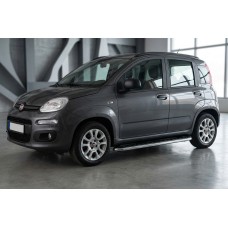 Бокові пороги Maydos V1 (2 шт., Алюміній) для Fiat Panda 2011-2023 рр