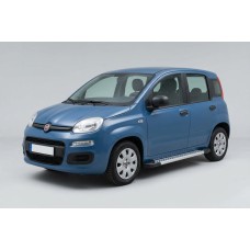 Боковые Подножки Vision New Grey (2 шт., Алюминий) для Fiat Panda 2011-2023 гг