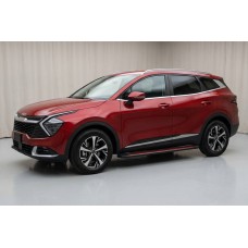 Бокові пороги Maya Red (2 шт., Алюміній) для Kia Sportage 2021- рр