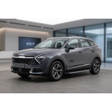 Бокові пороги Duru (2 шт., Алюміній) для Kia Sportage 2021- рр