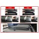 Перемычки на рейлинги под ключ WingBar V1 (2 шт) Черные для Nissan X-trail T31 2007-2014 гг