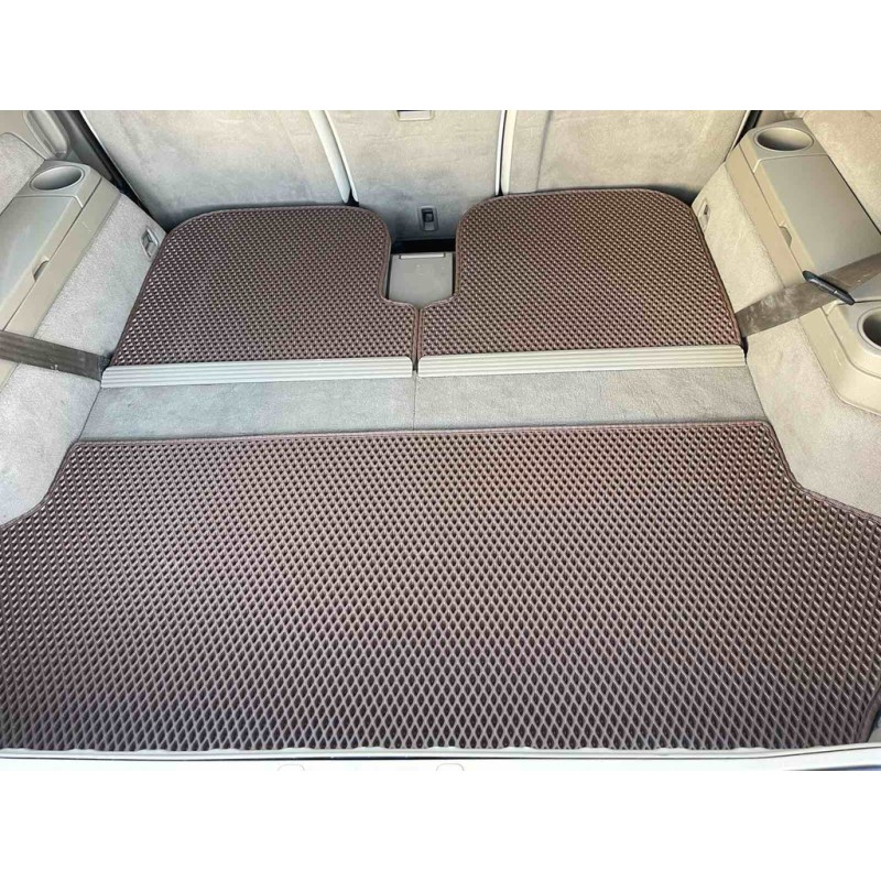 Килимок багажника з 3 частин (EVA, цегляний) для Volvo XC90 2002-2014 рр