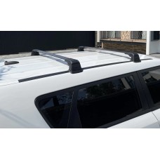 Поперечены в штатные рейлинги под ключ Wingbar V3 (2 шт) Серые для Fiat 500X