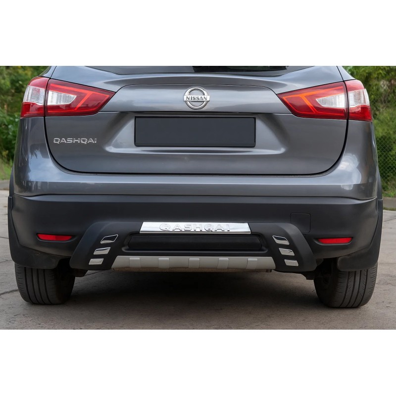 Задня накладка Libao 2014-2016 (пластик) для Nissan Qashqai/Rogue Sport рр