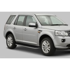 Боковые подножки Libao (2 шт., алюминий) для Land Rover Freelander II