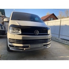 Передній подвійний захист ST011 (нерж.) для Volkswagen T6