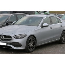 Накладки на зеркала (2 шт, нерж.) для Mercedes C-class W206 2022- рр