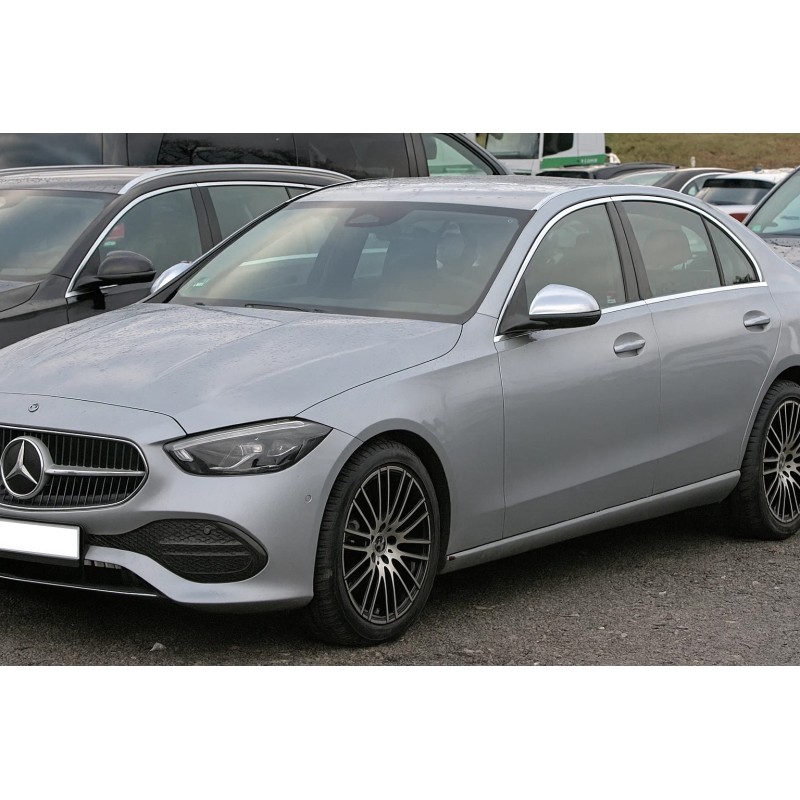 Накладки на зеркала (2 шт, нерж.) для Mercedes C-class W206 2022- рр