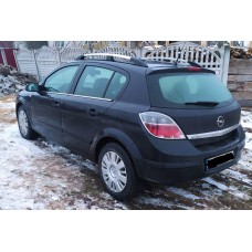 Рейлінги алюмінієві (HB, хром) для Opel Astra H 2004-2013 рр