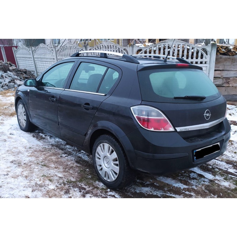 Рейлінги алюмінієві (HB, хром) для Opel Astra H 2004-2013 рр