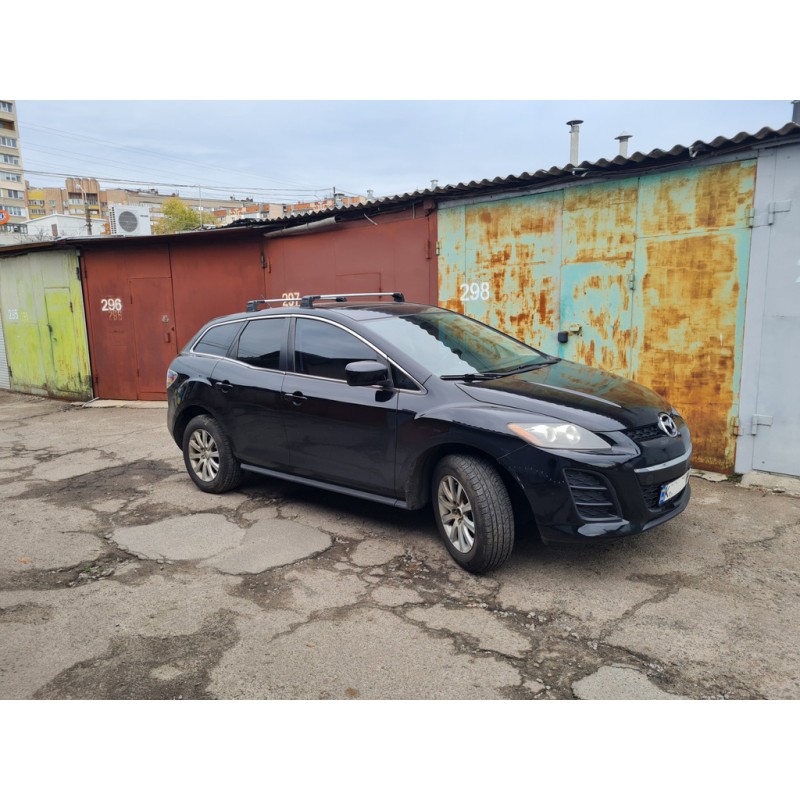 Поперечени у штатні місця під ключ Wingbar V3 (2 шт) Сірі для Mazda CX-7 2006-2012рр