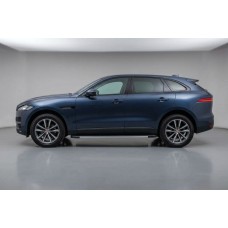 Бокові пороги Maya V1 (2 шт., Алюміній) для Jaguar F-PACE 2016- рр