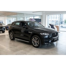 Боковые Подножки Fullmond (2 шт., Алюминий) для Jaguar F-PACE 2016- гг