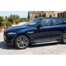 Боковые Подножки Line (2 шт., Алюминий) для Jaguar F-PACE 2016- гг