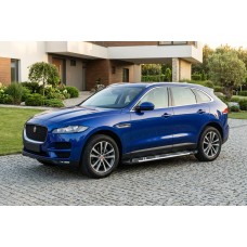 Бокові пороги Sunrise (2 шт., Алюміній) для Jaguar F-PACE 2016- рр
