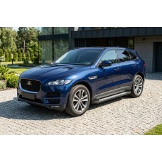 Боковые Подножки Vision New Black (2 шт., Алюминий) для Jaguar F-PACE 2016- гг