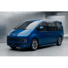 Бокові пороги Maya Blue (2 шт., Алюміній) для Hyundai Staria 2021- рр