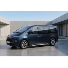 Бокові пороги Line (2 шт., Алюміній) для Hyundai Staria 2021- рр