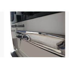 Накладка над номером (нерж.) для Ford Transit 2000-2014 рр